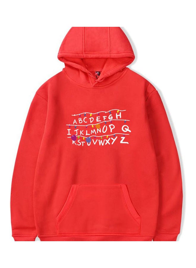Generic - Fashion Stranger Things Printing Thickening Casual Pullover Hoodie Tops Gray - Image 1