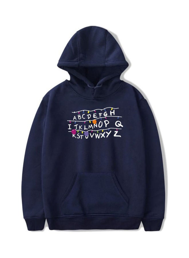 Generic - Fashion Stranger Things Printing Thickening Casual Pullover Hoodie Tops Gray - Image 1