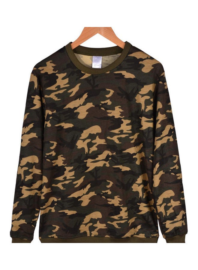 Solid Color Round Neck Long Sleeve Sweater Winter Warm Coat Tops Red  - Image 5