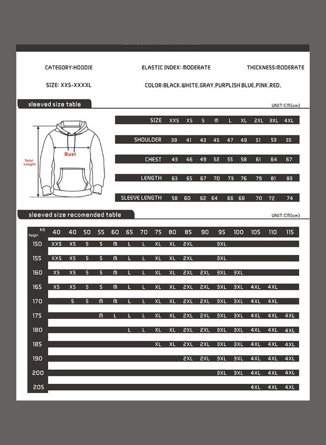 Generic - Travis Scotts Astroworld Long Sleeve Printing Hoodie Casual Loose Tops Hooded Sweater Black - Image 1