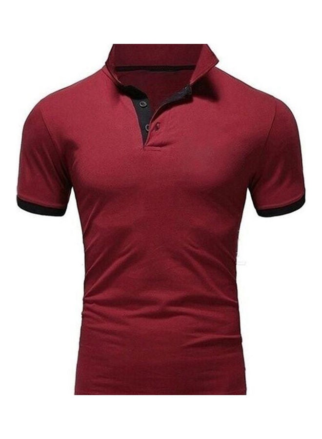 Pure Colour T-Shirt Red - Image 3