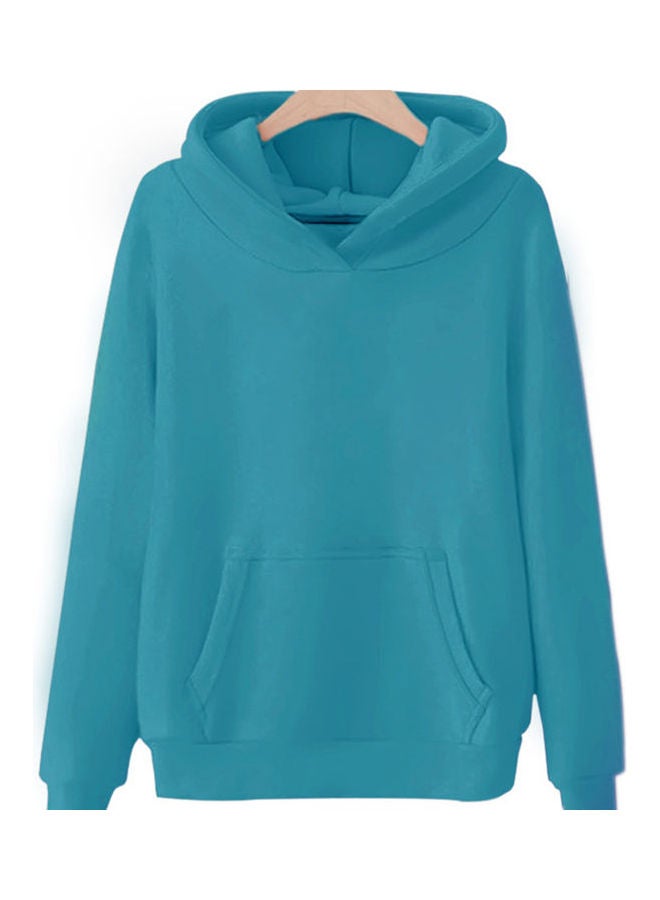 Hooded Sweatshirt Emerald Green - Image 1