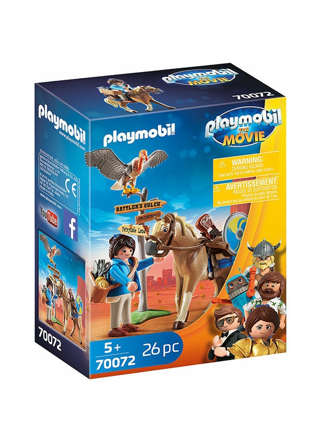PLAY MOBILE 26-Piece The Movie Marla With Horse Figures Playset 10.8x5.5x2cm  - Image 1