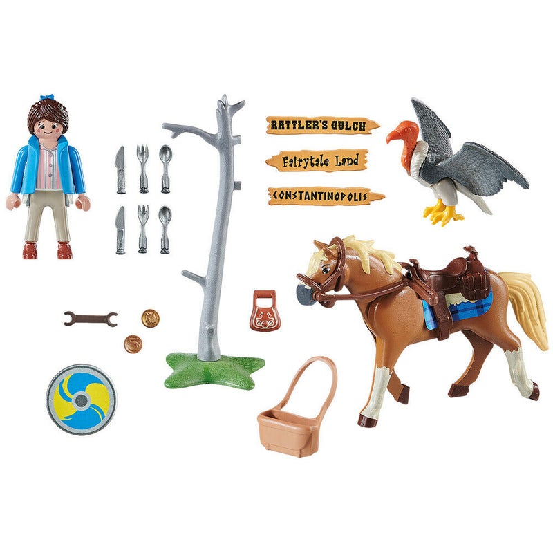 PLAY MOBILE 26-Piece The Movie Marla With Horse Figures Playset 10.8x5.5x2cm  - Image 2