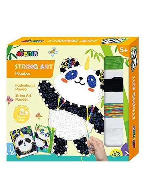 Panda Shaped String Art Craft Kit 19.5 x 4 x 20.5cm