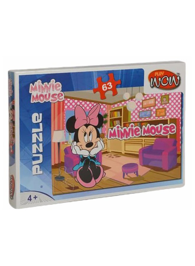 63-Piece Disney Minnie Jigsaw Puzzle Playset