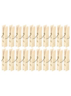 20-Piece Wooden Clothespin Set Beige 3cm - v1605737891/N40793921A_1