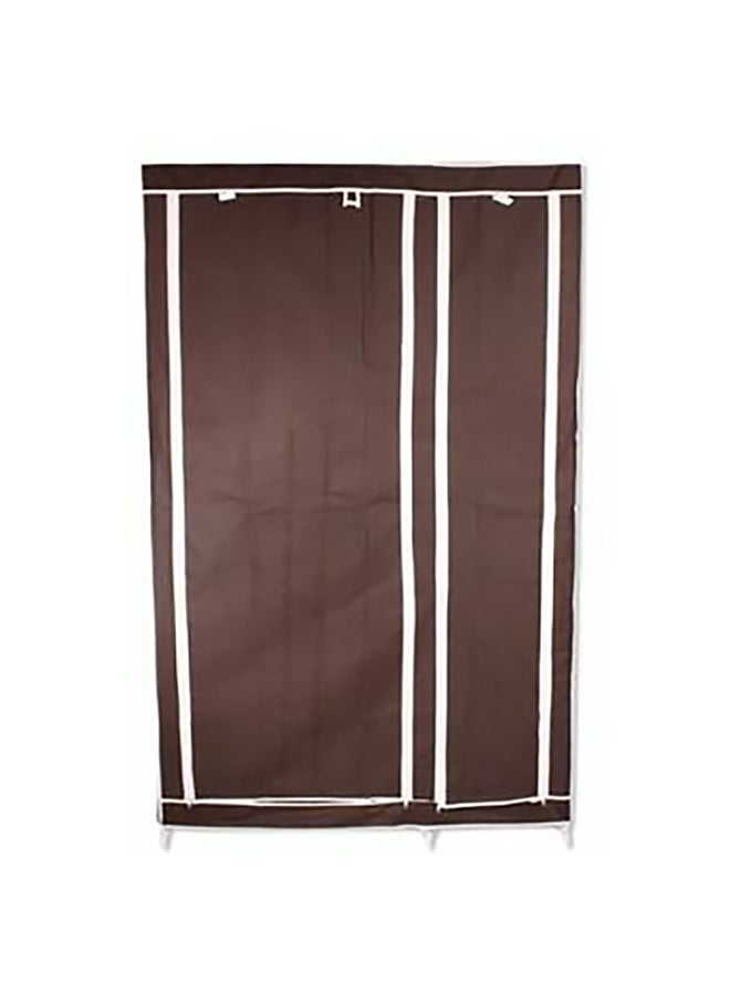 Portable Closet Organizer With 2 Sections Brown/White - v1605737892/N40812594A_1