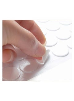 Generic 70-Piece Round Double-Sided Acrylic Waterproof Adhesive Set Clear  - Image 1
