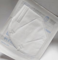 MIUTON 5 Layers Medical Mask With Nose Support White 10cm  - Image 2