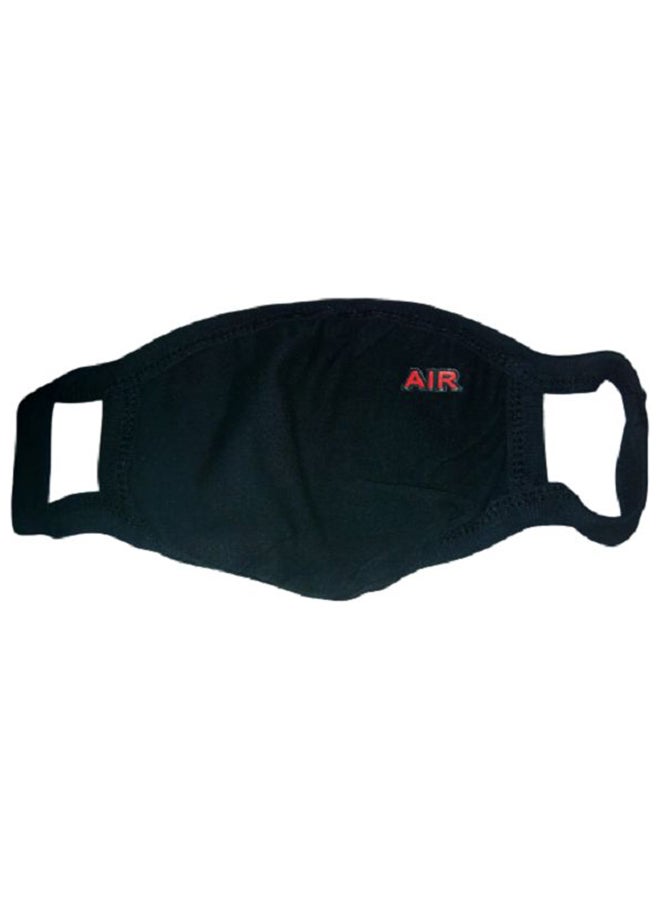 Protective Cotton Lycra Face Mask Black 