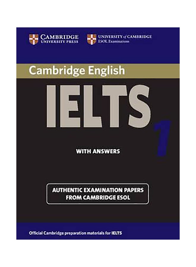 Cambridge Practice Tests For Ielts 1 Self-Study Student's Book Paperback English by Vanessa Jakeman 