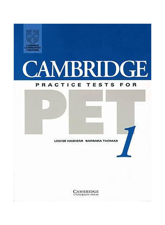 Cambridge Practice Tests For Pet 1 Student's Book paperback english 