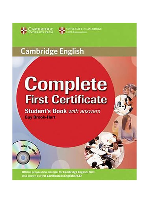 Complete First Certificate Student's Book With Answers With CD-ROM Paperback English by Guy Brook-Hart
