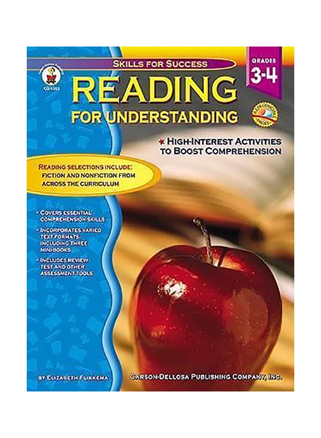Reading For Understanding, Grades 3 - 4: High Interest Activities To Boost Comprehension Paperback English by Elizabeth Flikkema 