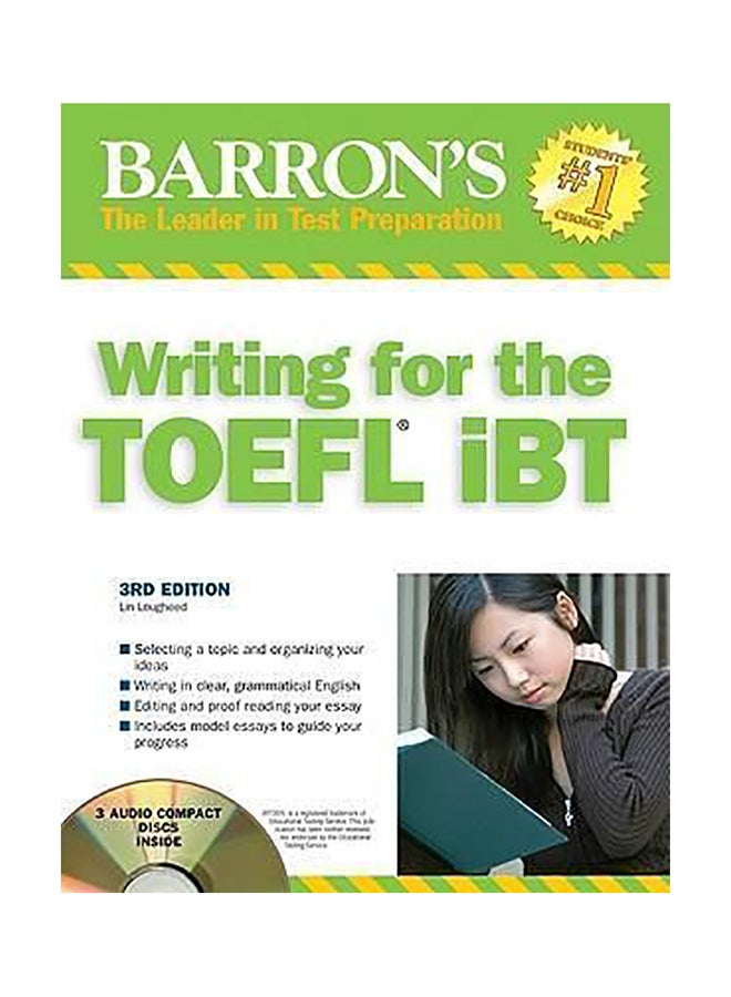 Barron's Writing For The TOEFL IBT With Audio CD Paperback English by Lin Lougheed