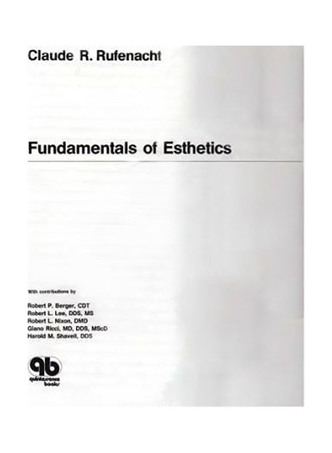 Fundamentals Of Aesthetics hardcover english