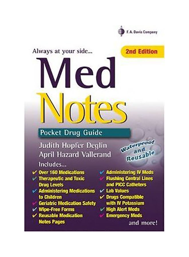Mednotes Paperback English by F.A. Davis Company - 43936