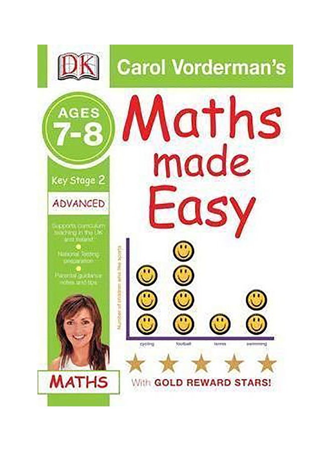 Maths Made Easy Ages 7-8 Key Stage 2 Advanced Paperback English by Carol Vorderman