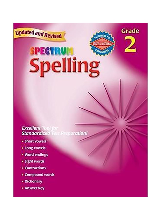 Spelling, Grade 2 Paperback English by Spectrum - 43818