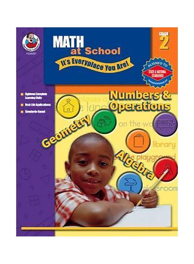 Math At School, Grade 2: It's Everyplace You Are Paperback English by School Specialty Publishing