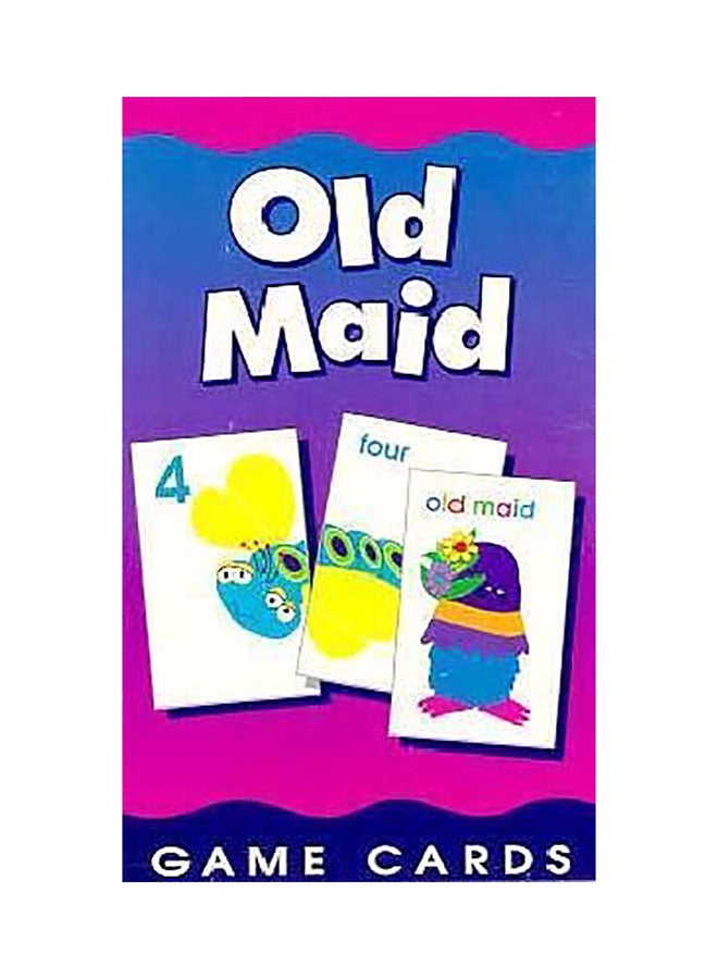 Game Cards - Old Maid Paperback English by School Zone - 1032018 