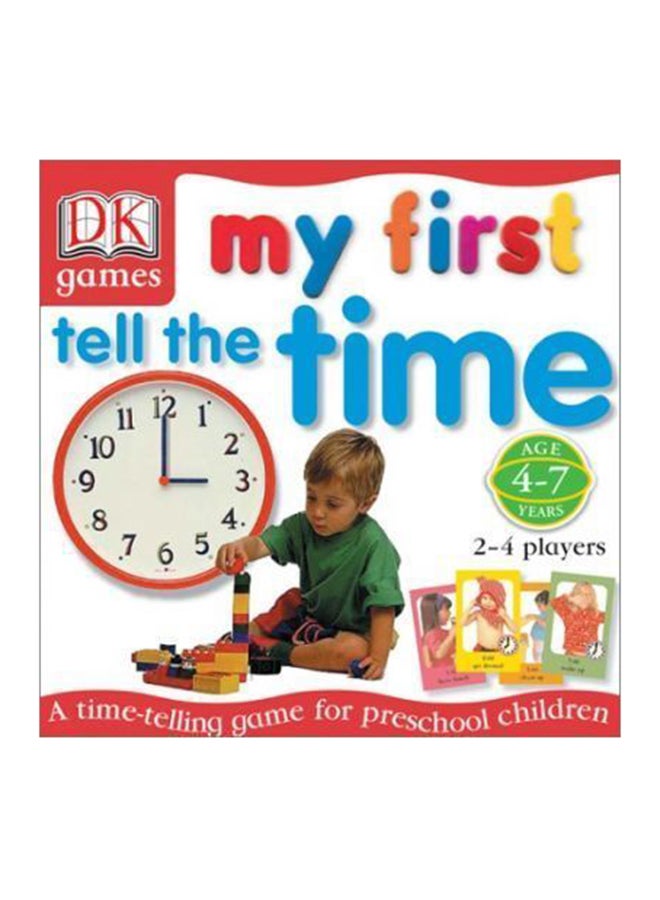 My First Tell The Time Game Hardcover English by DK Publishing - 01032018 
