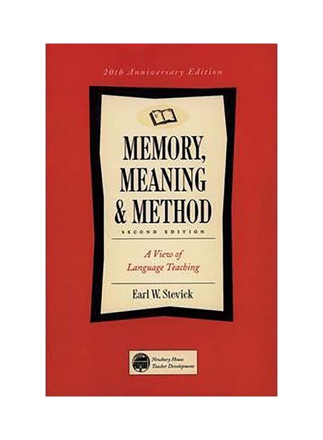 Memory, Meaning And Method : A View Of Language Teaching paperback english - 01032018