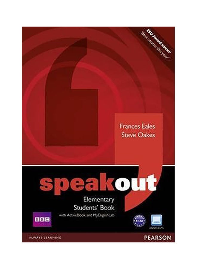 Speakout Elementary Students' Book With DVD Paperback English by Frances Eales - 1032018
