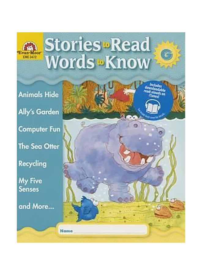 Stories To Read Words To Know Book G Paperback English by Evan Moor - 01032018 