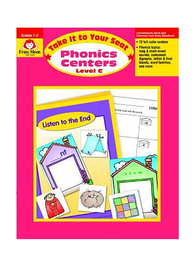 Phonics Centers Level C Paperback English by Evan-Moor Educational Publishers