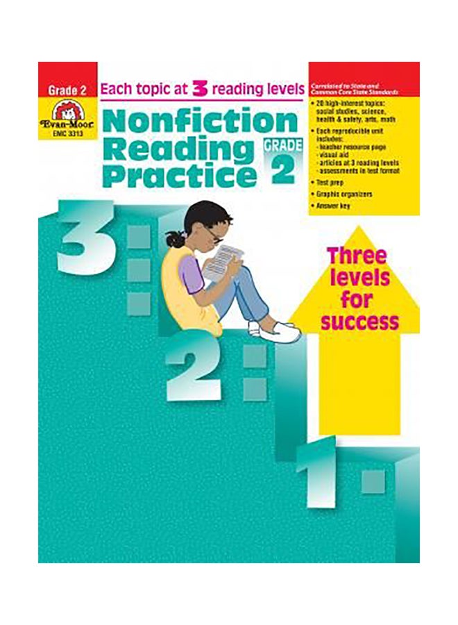 Nonfiction Reading Practice Grade 2 Paperback English by Kristen Kunkel 