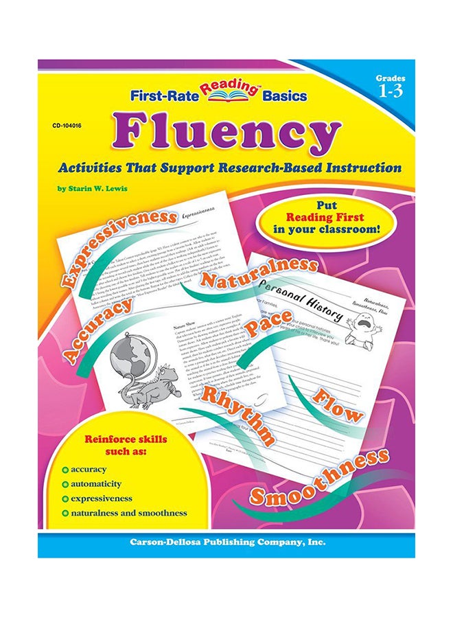 Fluency, Grades 1 - 3 : Activities That Support Research-Based Instruction Paperback English by Starin W Lewis
