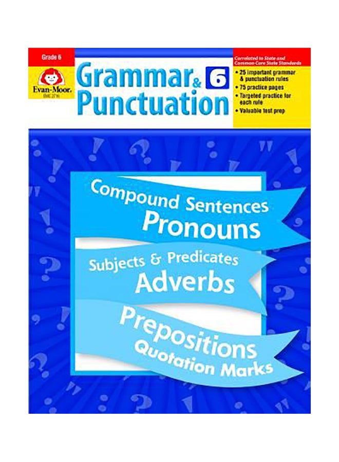 Grammar & Punctuation Grade 6 Paperback English by Evan-Moor Educational Publishers - 37316