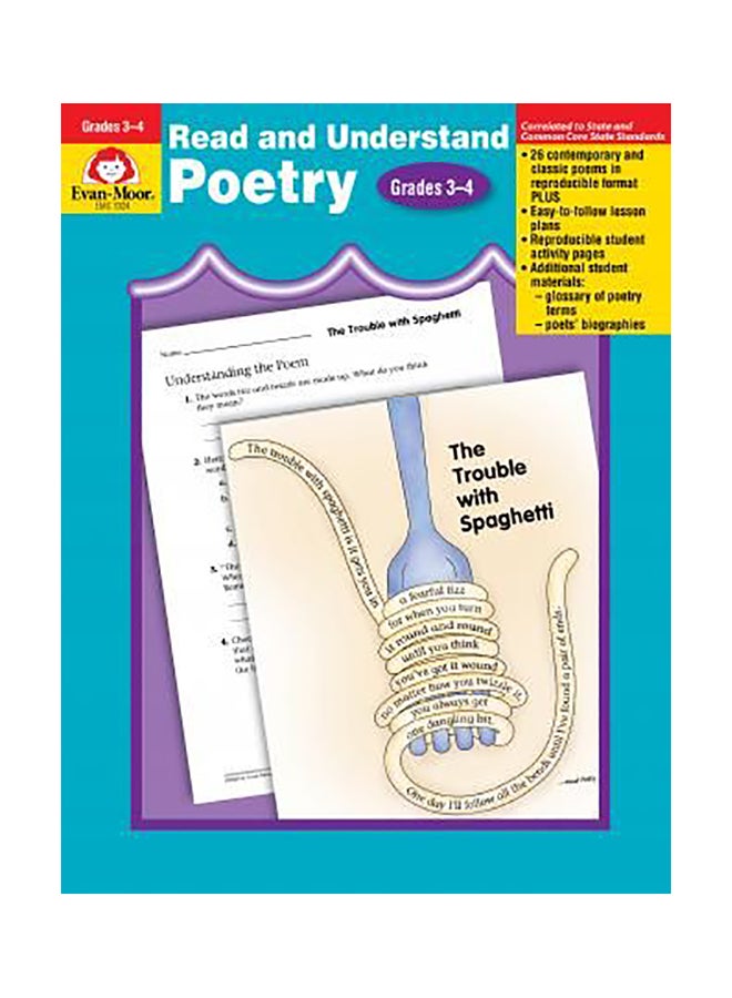 Read And Understand Poetry Grades 3-4 Paperback English by Evan-Moor Educational Publishers 