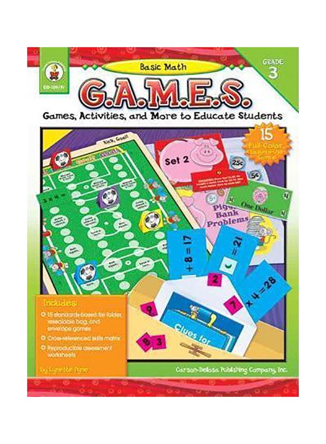 Basic Math G.A.M.E.S. Paperback English by Lynette Pyne