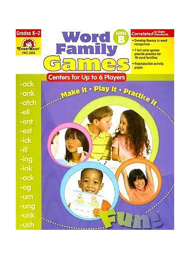 Word Family Games Paperback English by Jo Ellen Moore 