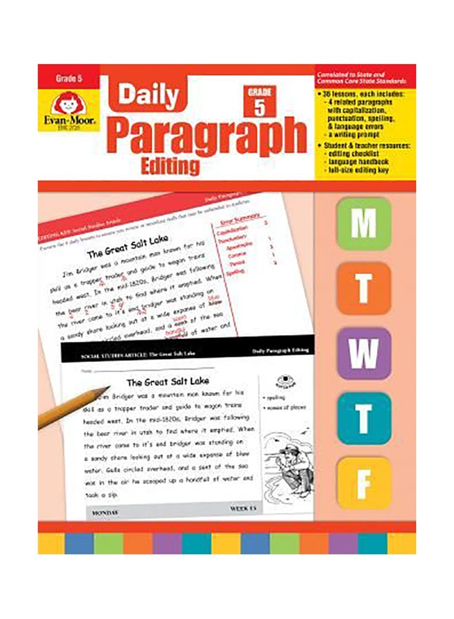 Daily Paragraph Editing Paperback English by Evan-Moor Educational Publishers