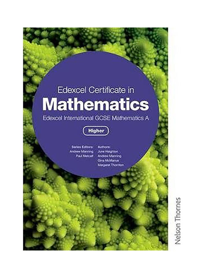 Edexcel Certificate In Mathematics Edexcel International Gcse Mathematics A Higher Paperback English by Andrew Manning - 01032018
