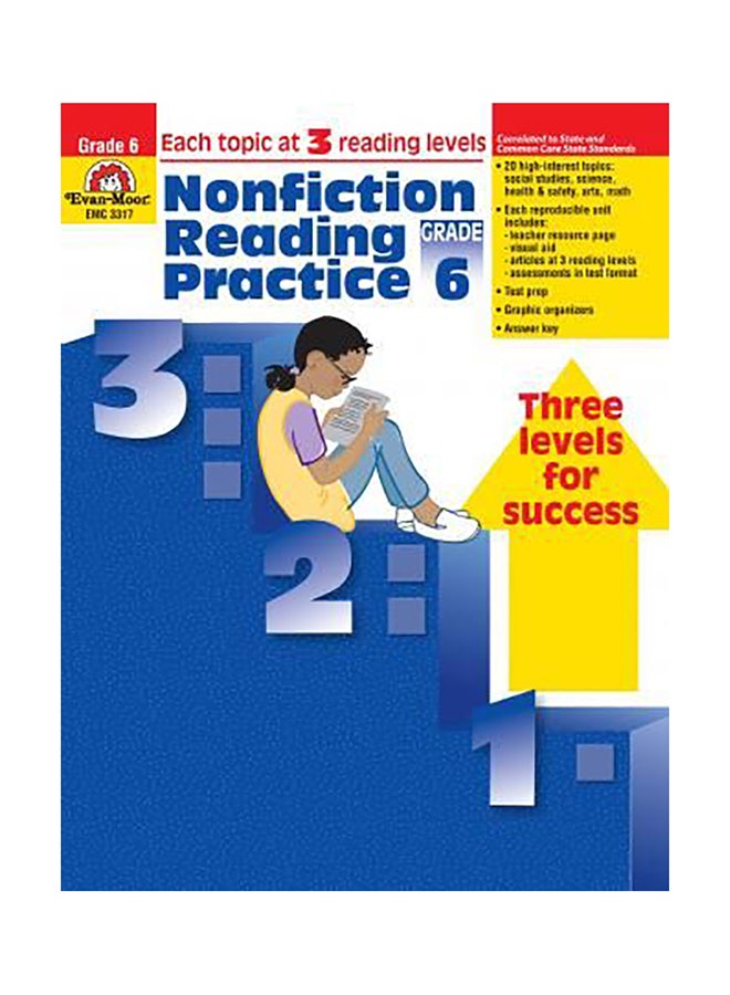 Nonfiction Reading Practice Grade 6 Paperback English by Ellen Linnihan - 01032018 
