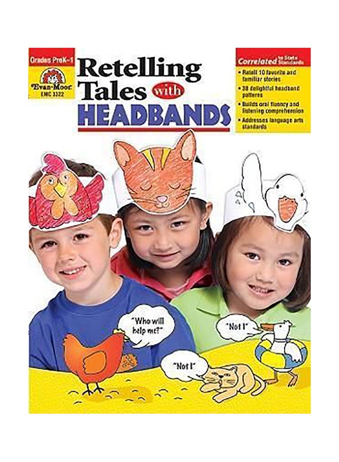 Retelling Tales With Headbands Paperback English by Evan-Moor Educational Publishers - 01032018 