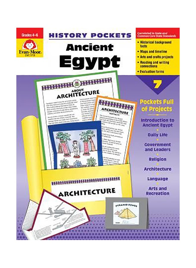 Ancient Egypt Grade 4-6+ Paperback English by Evan-Moor Educational Publishers - 01032018