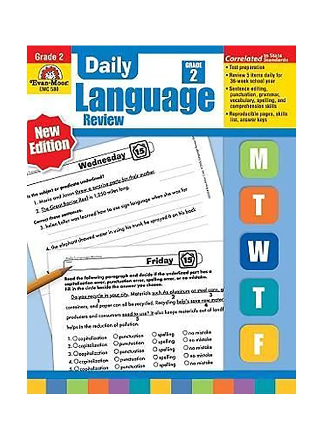 Daily Language Review Grade 2 Paperback English by Evan-Moor Educational Publishers - 1032018