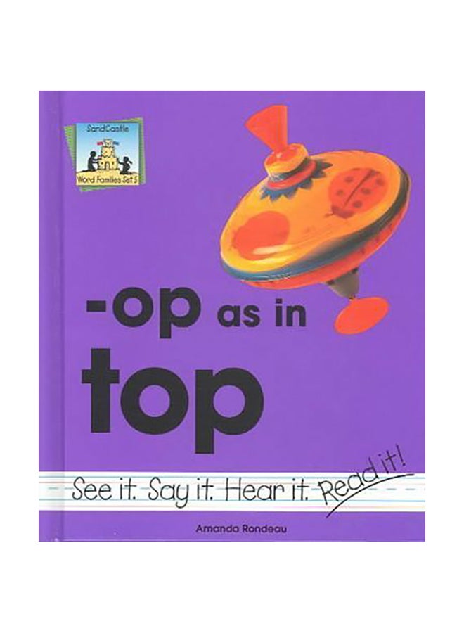 Op As In Top Hardcover English by Amanda Rondeau - 1032018 