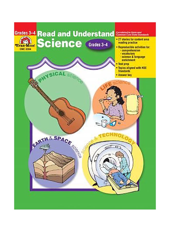 Read And Understand Science Grades 3-4 Paperback English by Evan-Moor Educational Publishers - 1032018 