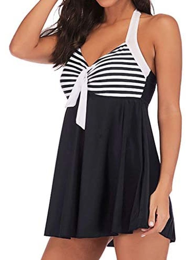 Generic Striped Swimsuit Black/White  - Image 3