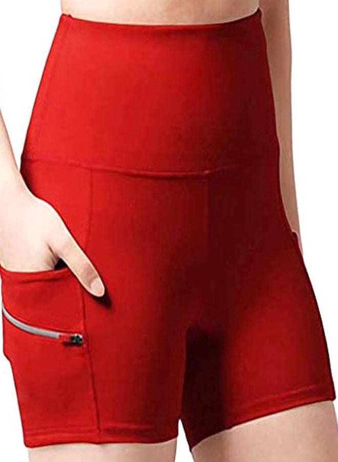 Solid Shorts Red 