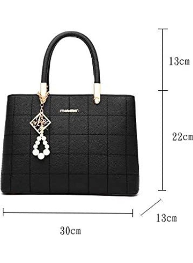 Classic Shoulder Handbag Black - Image 2
