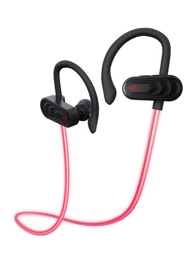WEKOME Pulse Laser Bluetooth Headphone Black/Red - Image 1