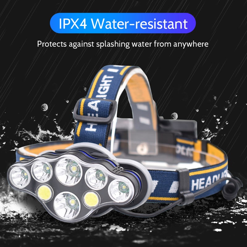 Generic - Lumens USB Rechargeable Headlamp multicolour 11.70*10.00*11.00cm - Image 1
